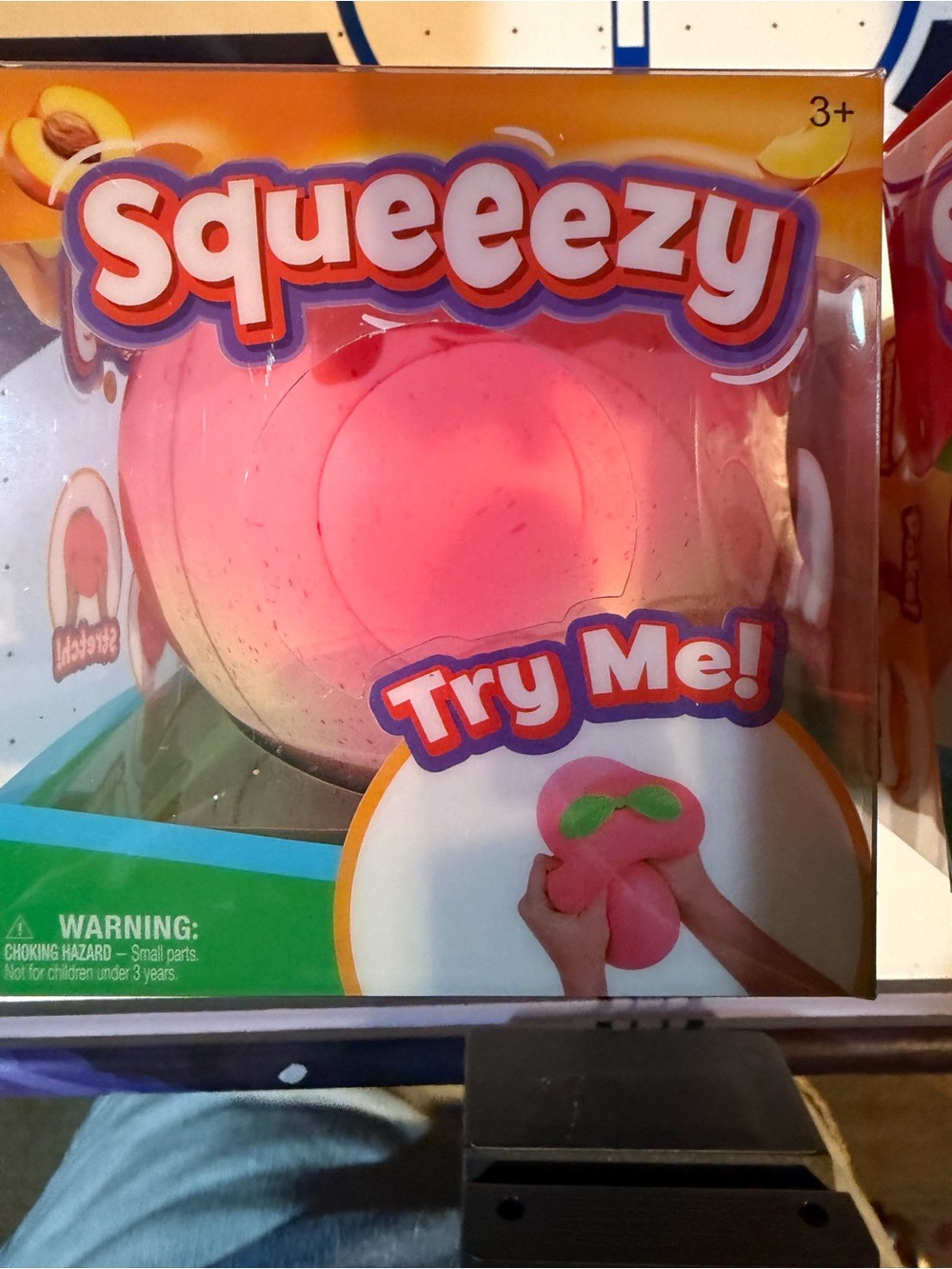 Squeeze Squeezy Peach Squishy Toy by Squeeze